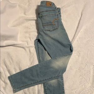 Low rise skinny jeans, American eagle outfitters.